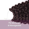 Passion Twist Hair - 18 Inch 7packs Light Brown Water