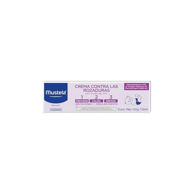 Mustela Crema Contra Rozaduras para bebé, 150ml