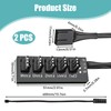 2 Pieces PWM Fan Hub, PC 5-Way Splitter Hub Adapter