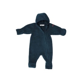Sterntaler Baby Boy's Overalls Baby Melange Overall - Overall Baby - Made of Microfleece with Embroidery and Zip - Green, navy
