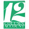 BookFactory 12 Column Ledger Book/Account Book/Accounting Notebook Twelve Columns Columnar