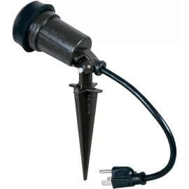 Bell Hubbell-Bell SL101B Portable Spike Light Par 38 Bulb Bronze Finish, 75-150 Watt