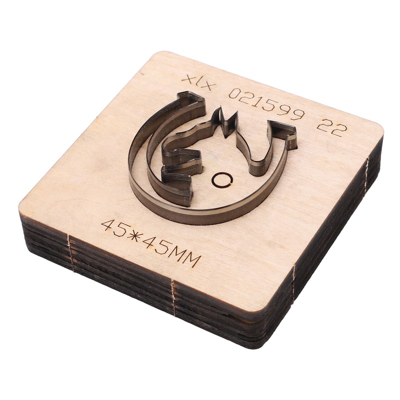 Leather Punching Die Wolf Shaped Alloy Steel and Birch High