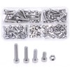 Hilitchi 210pcs M3 Stainless Steel Hex Socket Head Cap Screws