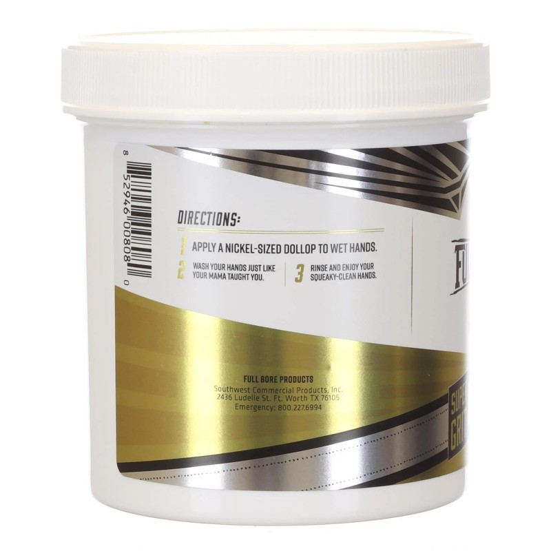 Full Bore Super Grit 16oz gritty scrub, Grease, grime, oils,