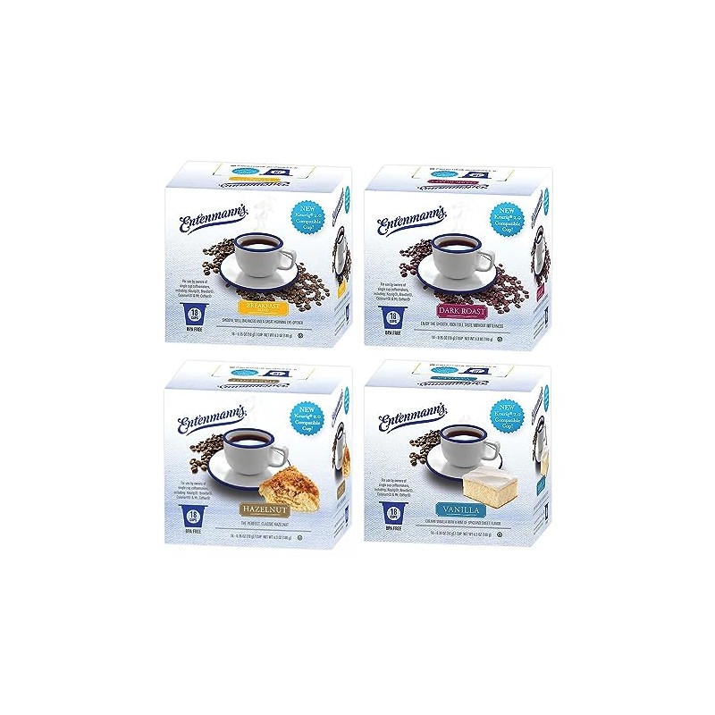 Entenmann's Single Serve Coffee, 4/18 count boxes (72 total) (Assortment)