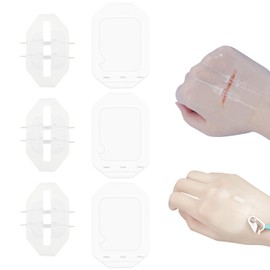 3 Pcs Klammerpflaster Wundnahtstreifen Klammerpflaster Strips Steril Stripes für Wunden Wundverschlussstreifen Pflaster Strips für Wunden Mit 3 Duschpflaster Wasserfest