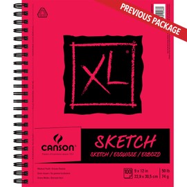 Canson XL Series Sketch Pad, 9"X12" Side Wire