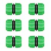 CaLeQi Hose Repair Connector Extender for Join 1/2 inch Garden Hose Pipe Quick Repair Connection 6pcs