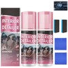 dssuoa 2Pcs Interior Detailer Spray,Car Interior Cleaner,Polishing Cleaner Car Interior