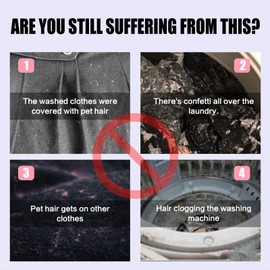 Pet Hair Remover for Laundry, Dog Hair Remover for Laundry, Laundry pet Hair Catcher, Floating Hair Filtering mesh Removal-Pack of 3(Pink+Yellow+Blue)