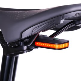 RAVEMEN CL01 Tail Light, Bicycle Rear Light, USB-C Charging, 300° Visibility, Brake Sensor, Automatic On/Off, IPX6 Waterproof, Up to 45 Hours Continuous Lighting, Lightweight, For Day & Night, PSE