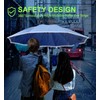 TUMAAOTU Compact Inverted Umbrella with Never Forget Carabiner Handle -