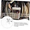 WOONEKY 5001dd4001a Dishwasher Mounting Brackets Stainless Steel Dishwasher Countertop Bracket