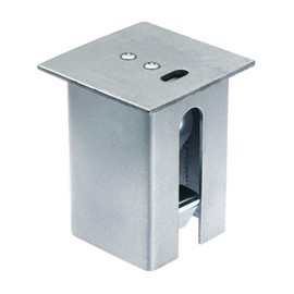 Alberts 782061 Cover Cap for Ground Sleeves for Barrier Posts | Available in Square or Round | Hot-Dip Galvanised | Length 110 mm