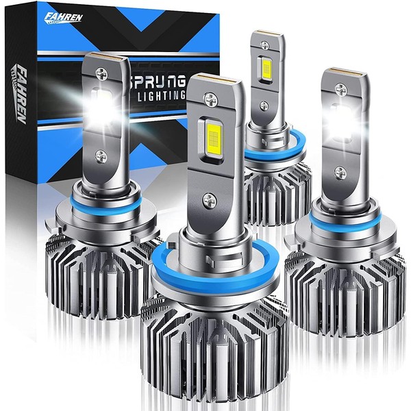 Fog Light Bulbs H11+9005 Combo for RV ATV, Pack of