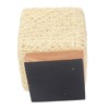 Rattan Table Lamp with LED Bulb USB Powered Decorative Hand