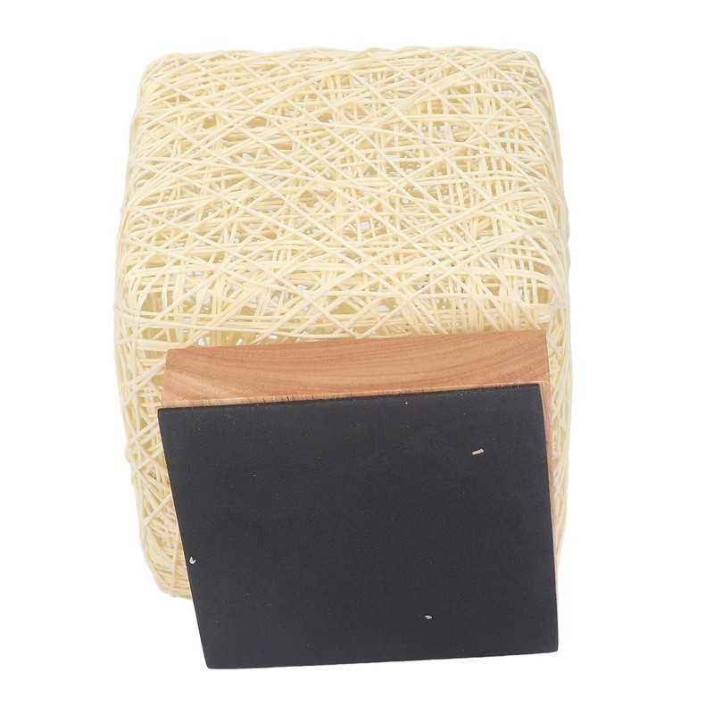 Rattan Table Lamp with LED Bulb USB Powered Decorative Hand