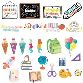 100 Stücke Sticker Einschulung Schulanfang Aufkleber Einschulung Selbstklebend Schulkind Aufkleber Für Mädchen Jungen Schultüte Aufkleber Geschenkidee Deko Scrapbook Album