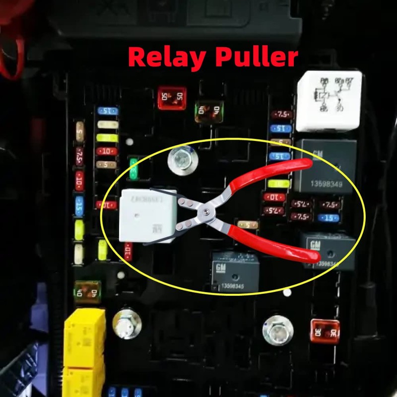 Komitasui Relay Puller Pliers, Car Fuse Puller Automotive, Pliers for