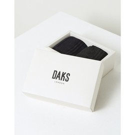 Daks (신세계강남점)DBSS4F810WT 남성 발가락양말 2족 그레이 스트라이프배색 발가락 양말 2족 세트 (DBS Gangnam Store) DBSS4F810WT Men's Toe Socks 2 Pairs Gray Stripe Color Block Toe Socks Set