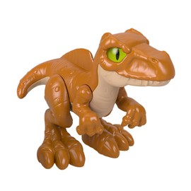 Imaginext Replacement Part for Fisher-Price Jurassic World Dominion Dinosaur Playset - HMJ79 ~ Replacement Poseable Brown and Tan Baby Giganotosaurus Dinosaur Figure