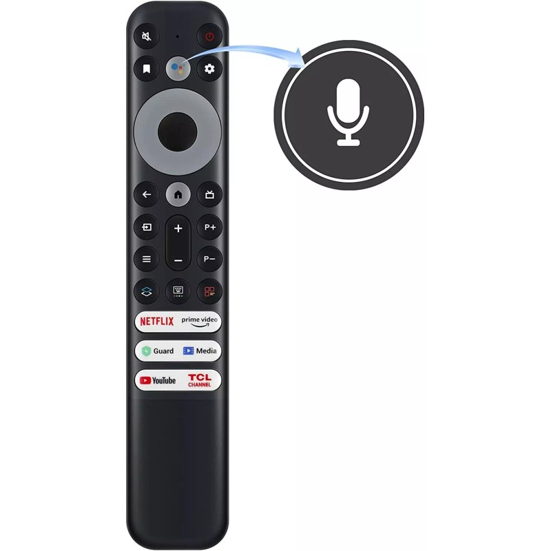 For TCL OEM RC902V FMR1 21001-000025 Voice Remote Control Fit