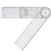 OKAWASI Goniometer, Angle Meter, Angle Spine Ruler, Multi Ruler, Plastic,