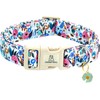 Lionheart glory Dog Collar Flowers Print Dogs Collar Spring Summer