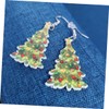 COLLBATH Xmas Dangler Earrings 6 Pack Christmas Ear Jewelry Trendy