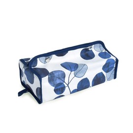 Tissue Case Cover Navy Leaf W2502200