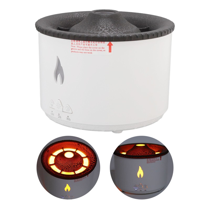 Flame Aroma Diffuser Seajelly Atomizing Humidifier Home Spitting Smoke Ring