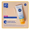 Protector Solar Facial Nivea Sun Control Brillo Tono Claro Cobertura