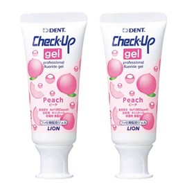 Lion Check Up Gel Peach 2.1 oz (60 g) x 2 Bottles