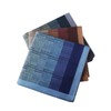 Mens Luxury 100% Cotton Handkerchiefs Plaid 6PCS
