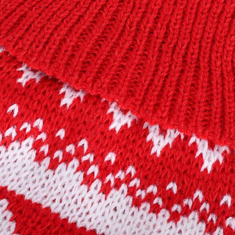 Lovely Snowflake Pet Clothing Winter Christmas Sweater Warm Clothes for