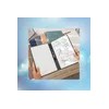 Stationery and Office Supply Notebook White Mini Portable for school,