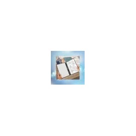 Stationery and Office Supply Notebook White Mini Portable for school, and desk organization, writing planning or paper accessory, and Desk