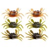 Wernfale 6pcs Cranka Crab Lure Crab Bait 3D Simulated Crab