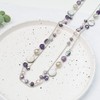 Noessla Layered Long Necklaces for Women Crystal Beaded Statement Necklace