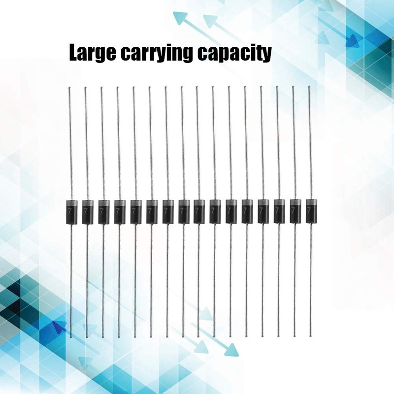 1N4007 Diode, 1000V 1A High Voltage Rectifier Diode Rectifying Diodes