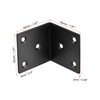 sourcing map Corner Brace Angle Bracket Fastener Stainless Steel L