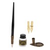 Feather Pen Set Durable Creativity Easy Writing Stationery Gift Box