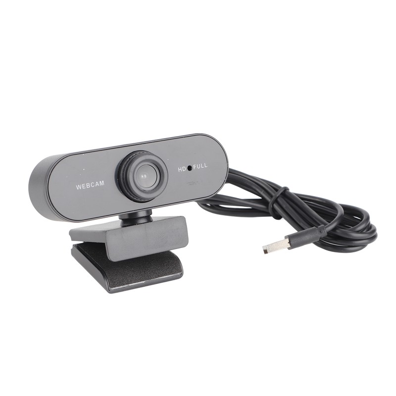Webcam USB Camera Builtin Microphone Computer Accessory for Live Broadcast