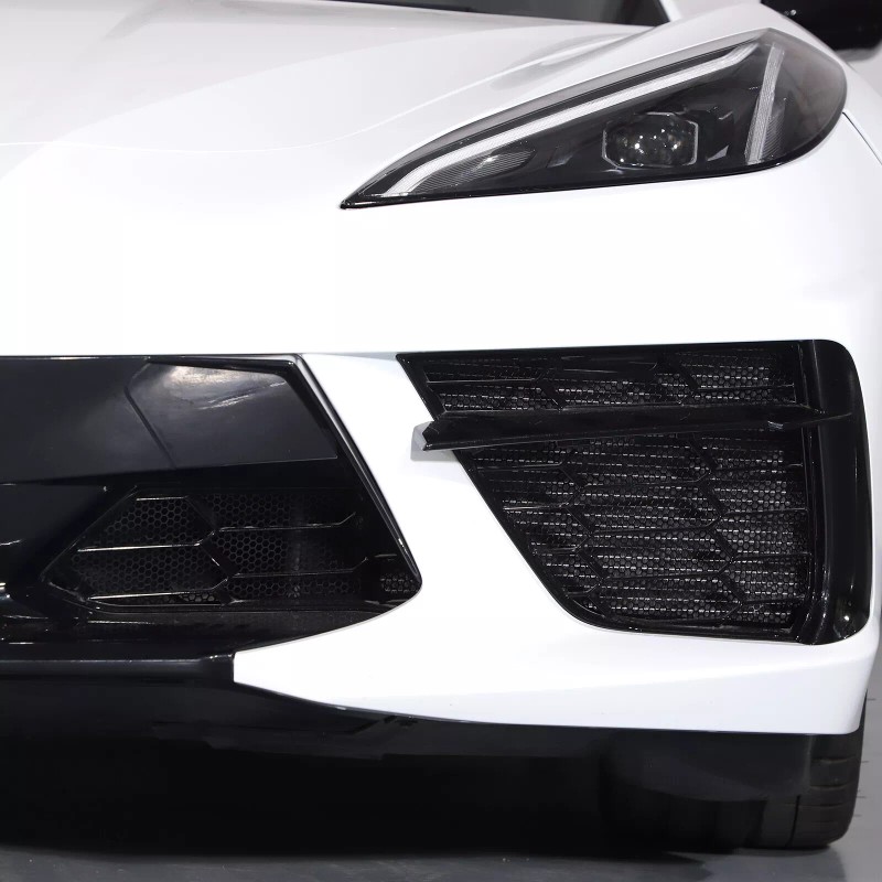 Ynei Black Stainless Side Intake Mesh Grille Insert GUARD Fits