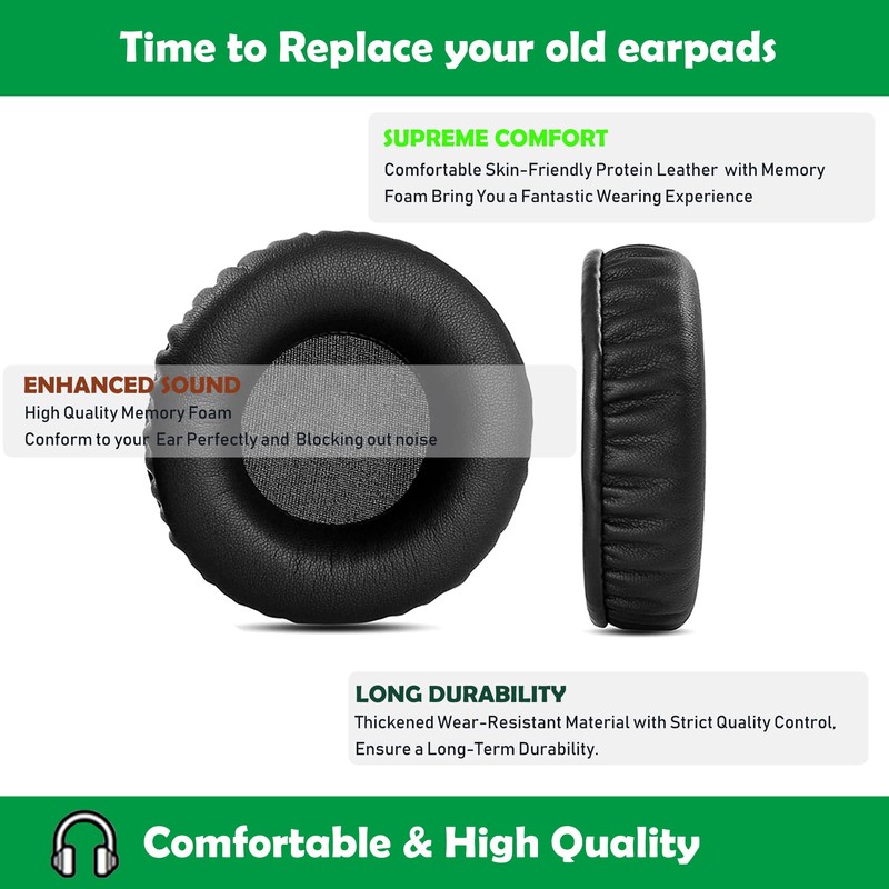 ACCOUTA Professional Replacement Ear Cushions Compatible with Allen & Heath