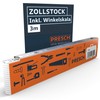 Presch Folding Ruler 3 m with Angle Function – Wood