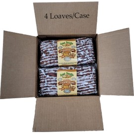 Gourmet Cinnamon Bread | All Natural, Sweet, Delicious, Moist, Unsliced, Freezer Friendly | Sweet Paradise Fine Foods (Cinnamon, 20 Ounce (Pack of 4))
