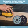 2 Pack 5 Inch 8 Hole Hook and Loop Replacement