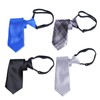 Sucrain 5pcs Boy's Necktie Pre-tied Adjustable Neck Strap Tie for